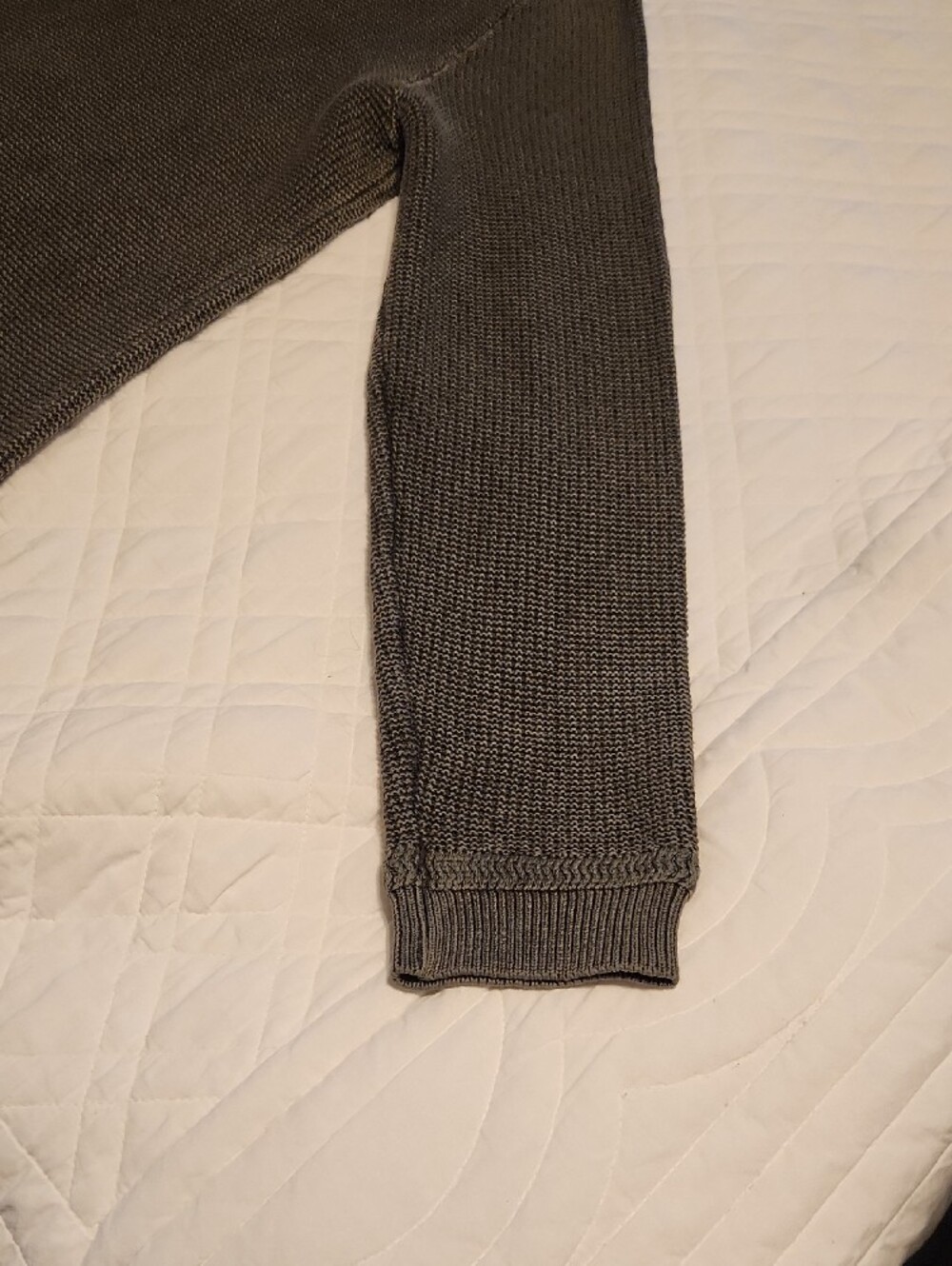 Carbon2Cobalt Men's  Quarter-Zip Knit Sweater, size XL - Picture 11 of 11
